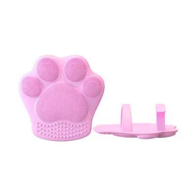 Grenzüberschreitende beliebte Katzenpfoten-Silikon-Gesichtsreinigungsbürste Peeling Mitesser Tiefenreinigung tragbare Baby-Silikon-Shampoo-Bürste