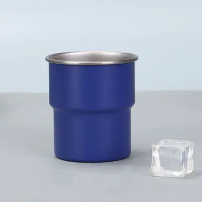 New 304 stainless steel mini wine glass single-layer corrugated edge anti-scald thermos cup outdoor camping style picnic water cup - 9