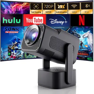 HY320mini cross-border popular factory direct sales smart office home recommended ultra high resolution 1080P projector - 9