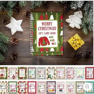 Weihnachts-Überlebens-Buch-Geschenkkarte - 8