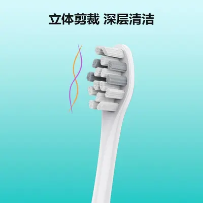 Replacement Medium Soft Brush Heads for Midea S1PX - 3