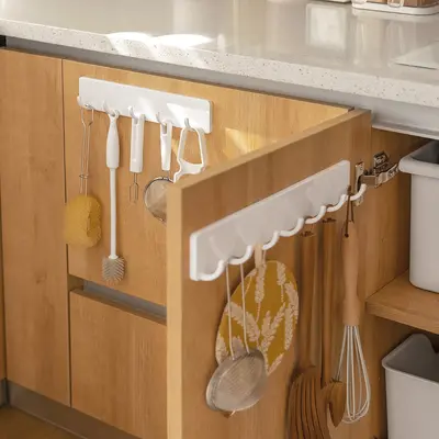 Spice rack, wall-mounted home-type kitchen spice rack without drilling, spice rack for oil, salt, sauce and vinegar.