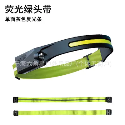 Sensor Silicone Headlamp, USB Rechargeable, COB Red Light, for Cycling and Running - 10