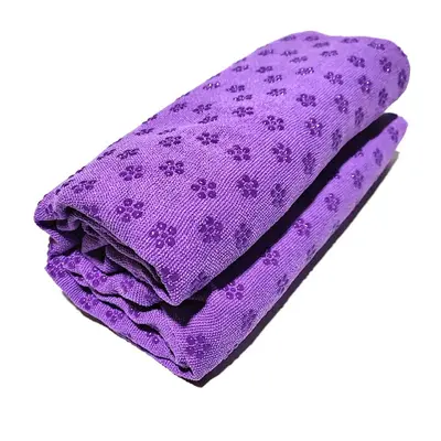 Microfiber Yoga Blanket, Non-Slip and Sweat-Absorbent, with Mesh Bag - 7