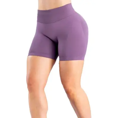 Seamless Women's Yoga Shorts, Hip-Lifting Fitness Shorts