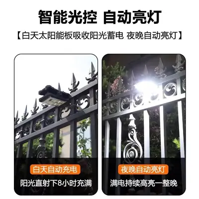 Solar Waterproof Outdoor Garden Light with Clip and Motion Sensor