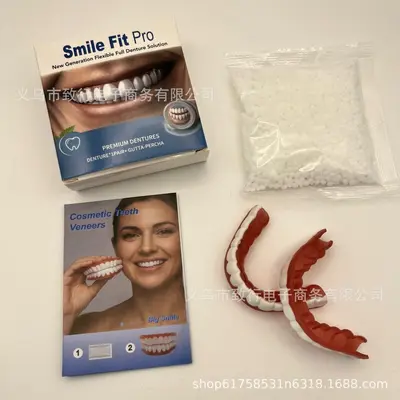 Realistic Full Coverage Fake Tooth Covers, 50 Pcs - 11