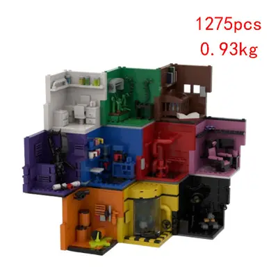 Small Particle MOC Building Blocks, Architecture Model, Multi-Theme Room Set