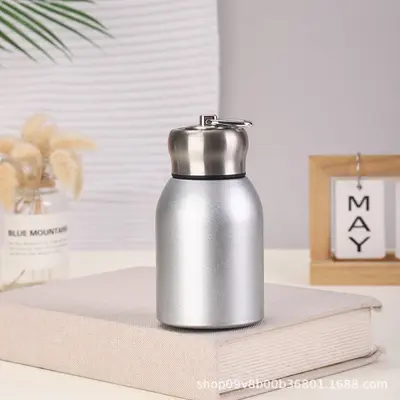316 Stainless Steel Mini Thermos Cup with Lock Lid, Portable - 13