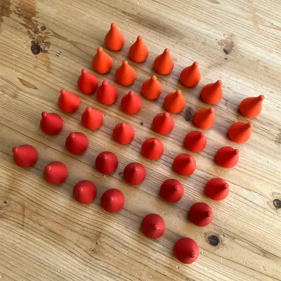 Waldorf ahşap yapı taşları, DIY oyuncak - 13