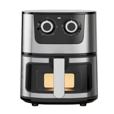2026 Ev Tipi Air Fryer, Çok Fonksiyonlu Görsel Paslanmaz Çelik Fritöz, Otomatik Elektrikli Fırın, Büyük Kapasiteli, Akıllı Pişirme - 13
