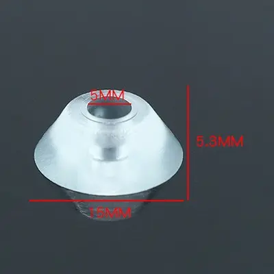 Halbrunde Kunststoff-Antirutsch-Möbelgleiter, transparentes PVC - 7