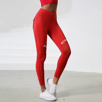Damen-Laufkompressionsleggings, Camouflage, hohe Taille, schnelltrocknend - 10
