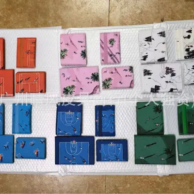Seyahat pasaport cüzdanı, çok kartlı, unisex, kutu ile