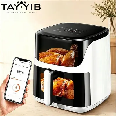 WiFi Air Fryer with Touchscreen and 24h Reservation