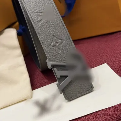 Erkek deri kemer, kahverengi, çift yüzlü, 3.5 cm genişlik