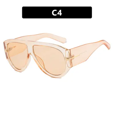 Large Frame T-Shaped Aviator Sunglasses for Women - 9