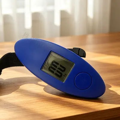 Electronic handheld scale, 50kg, portable luggage weighing