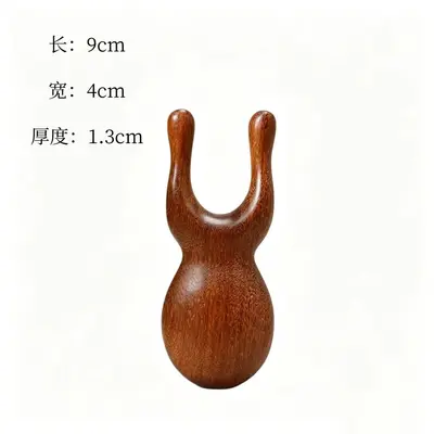 Five-Claw Head Massage Meridian Comb in Sandalwood - 10