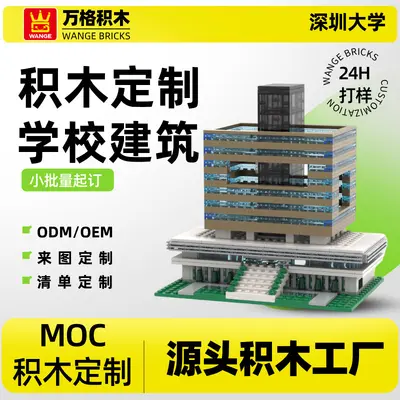 Custom Graduation Gift Building Block Set, Small Particle MOC - 2