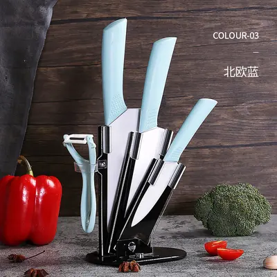 Keramik-Geschenkmesserset, 5-teilig, für die Küche - 13