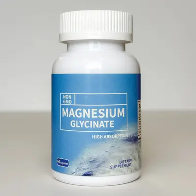 Magnesium Glycinate Capsules, 60 Count, English Label, OEM Custom