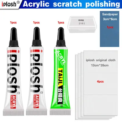 Acrylic Scratch Remover Paste, Watch Crystal and Plastic Polishing
