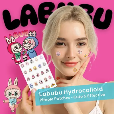 Cartoon Akne-Patches, niedliche Form, 125 Stück
