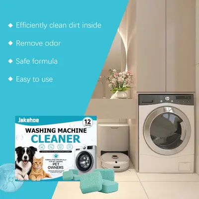 JAKEHOE Washing Machine Cleaning Tablets for Daily Use