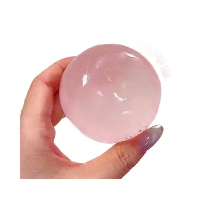 Kiraz Çiçeği Pembe Hindistan Cevizi Yağlı Sıkıştırmalı Stres Oyuncağı