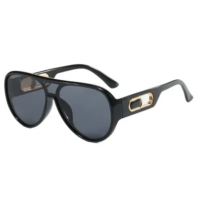Retro-Sonnenbrille mit UV-Schutz, schlichtes Unisex-Design - 10