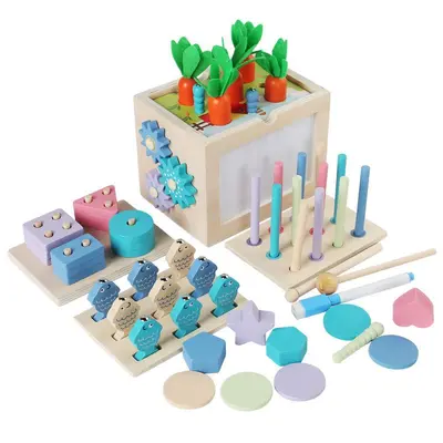 10-in-1 Multifunctional Educational Puzzle Box, Early Learning Toy - 6
