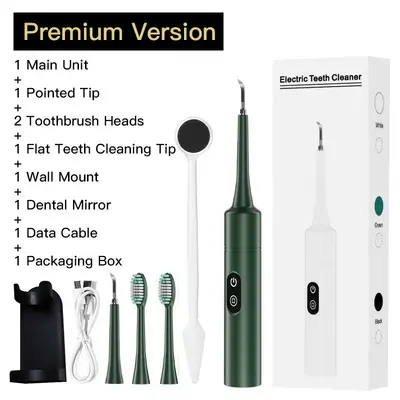 家用洁牙器电动牙刷牙结石去除器祛牙垢洗牙器冲牙器超声波洁牙仪 - 12