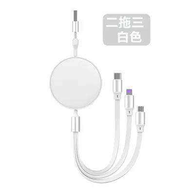 2 in 1 Datenkabel 100W Schnellladekabel USB auf Type-C Ausziehbares Datenkabel 3-in-1 Geschenkset Individuell anpassbar - 9