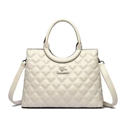 2026 Quilted Women's Tote Bag, Large Capacity - 7