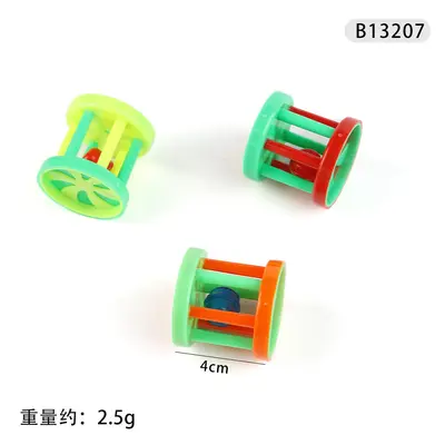 Plastic Bell Ball Cat Toy, Spherical Pet Cat Toy - 11