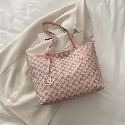 Large Capacity Printed Tote Bag for Women, Commuter Shoulder Bag - 9