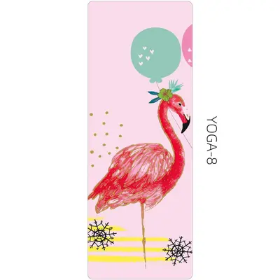 Natural Rubber Yoga Mat, Custom Designs Available - 11