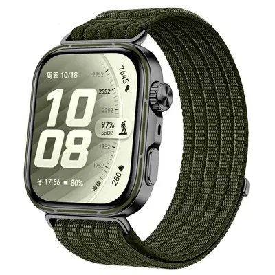 Woven Nylon Strap for Huawei Fit5 Pro, Five-Ring, Breathable - 9