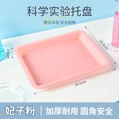 Colored PP Plastic Science Experiment and Painting Tray for Kindergarten - 11