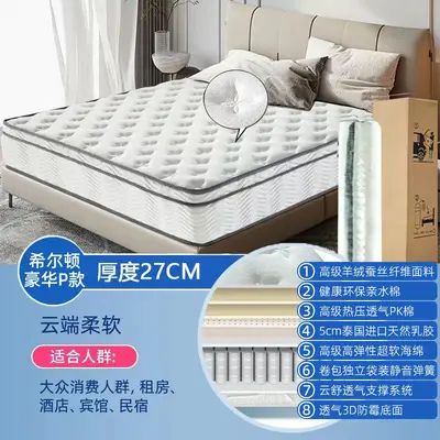30cm Independent Spring Roll-Up Vacuum Compressed Mattress, Thick and Ultra Soft - 11