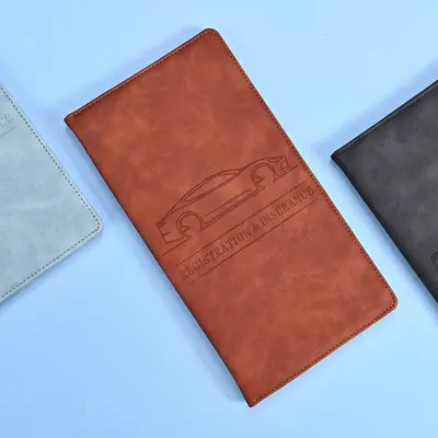 US Driver's License Leather Holder, Vehicle Document Holder, Passport Bag - 10