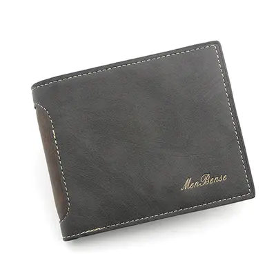 Short Men's Wallet with Multiple Card Slots - 8