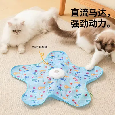 Automatic Interactive Cat Toy, Pentagram Star Design, Smart Self-Play - 4