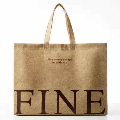 Laminated Non-Woven Gift Bag, Thickened Clothing Store Bag