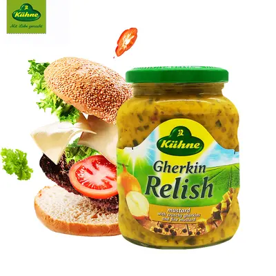 Guanli Senf-Gurken-Relish Burger-Sauce, 350 g