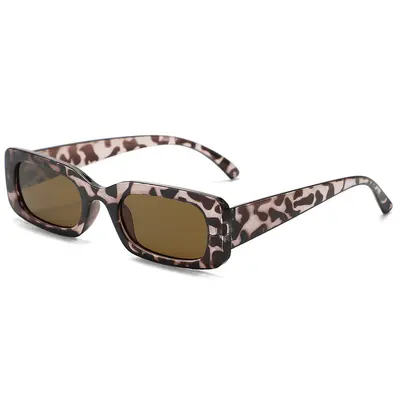 Women's Square Leopard Print Full-Frame Sunglasses, 2025 Style - 10