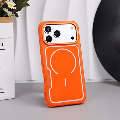 Magnetic Shockproof Phone Case with Replaceable Back Panel for iPhone 17 Pro - 7