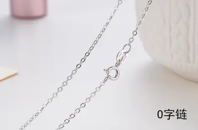 925 ayar gümüş kolye kadın erkek minimalist zincir - 10