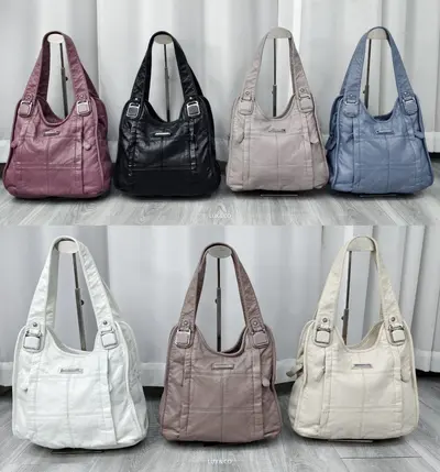 Women's Large Capacity Single Shoulder Mom Bag, Middle-Aged Style - 8